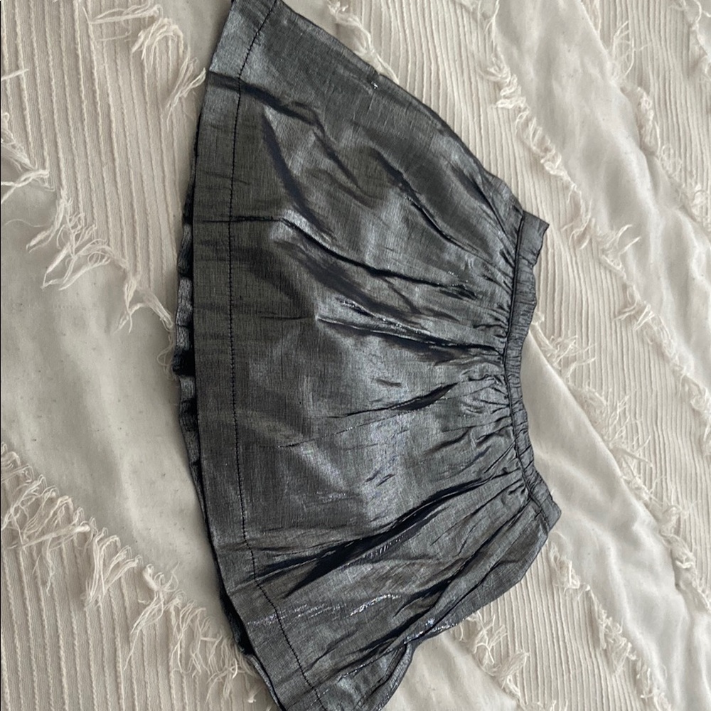 GAP Shimmering Silver Kids Skirt